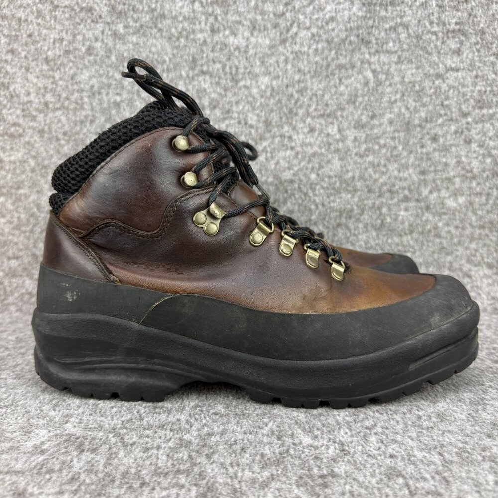 ✅Mens 11W LaCrosse 7100 Boots Brown Leather Outdoor Hiking Trail Hunting Shoes